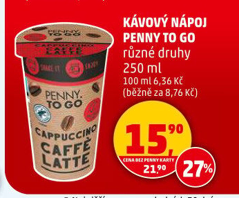 Ledová káva Penny To Go