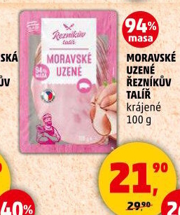 Moravské maso uzené Řezníkův talíř