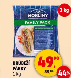 Párky drůbeží Morliny