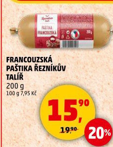 Paštika francouzská Řezníkův talíř