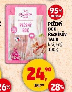 Pečený bok Řezníkův talíř