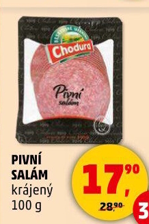 Salám pivní Beskydské uzeniny Chodura