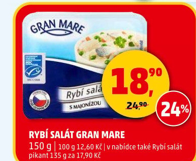 Salát rybí pikantní Gran Mare