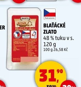 Sýr Blaťácké zlato Madeta