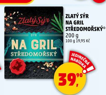 Sýr na gril Zlatý sýr