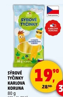 Sýrové tyčinky Karlova Koruna