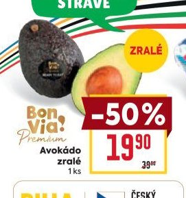 Avokádo zralé