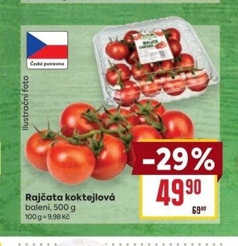 Rajčata koktejlová