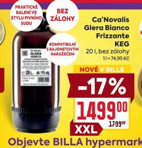 Ca'Notalis Glera Bianco Frizzante KEG