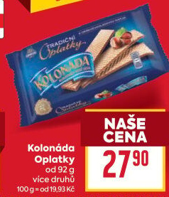 Oplatky Kolonáda Opavia