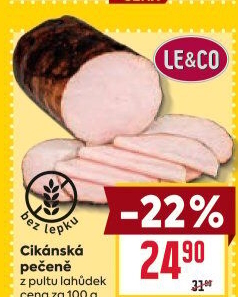 Pečeně cikánská LE&