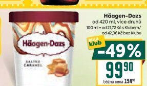 Zmrzlina v kelímku Häagen-Dazs