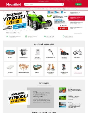 akční leták Mountfield 6.8.2025-12.8.2025