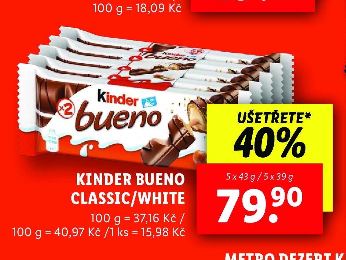 KINDER BUENO CLASSIC/WHITE