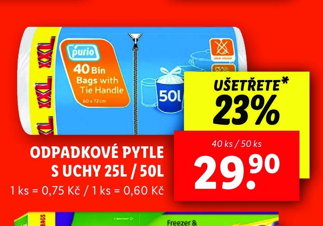 ODPADKOVÉ PYTLE S UCHY 25L / 50L - Lidl akcniletaky.com