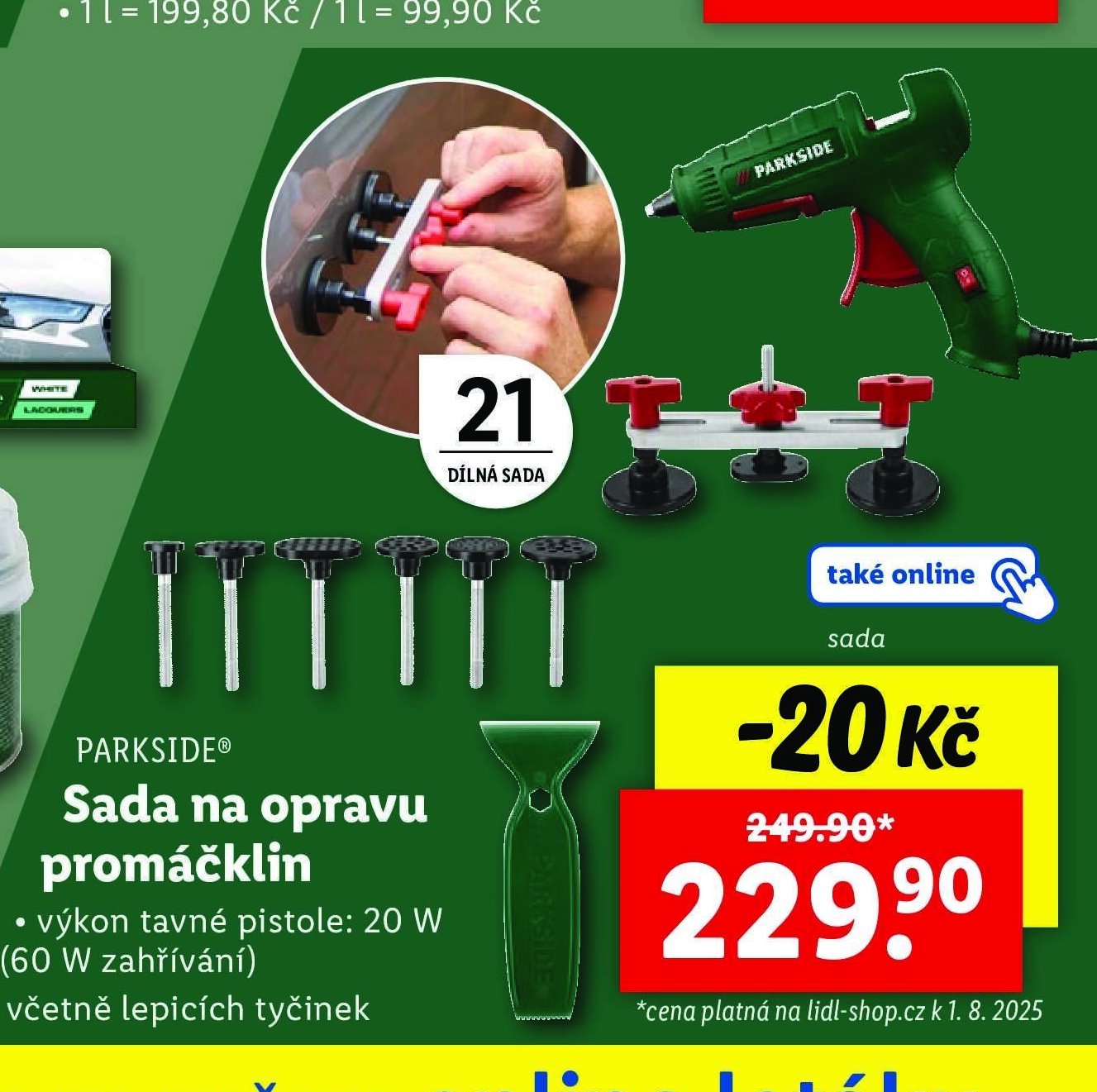 PARKSIDE Sada na opravu promáčklin