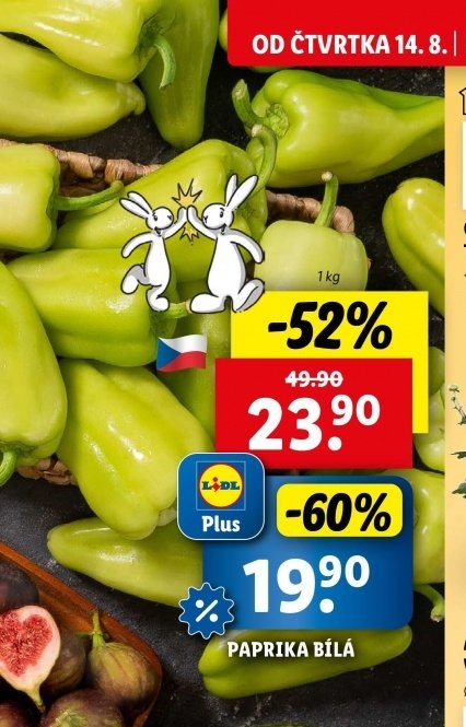 Paprika bílá