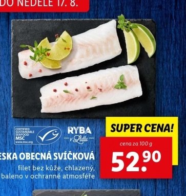 TRESKA OBECNÁ SVÍČKOVÁ - Lidl akcniletaky.com