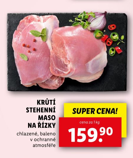 KRŮTÍ STEHENNÍ MASO NA ŘÍZKY