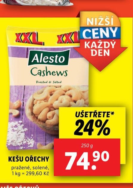 Alesto Kešu ořechy