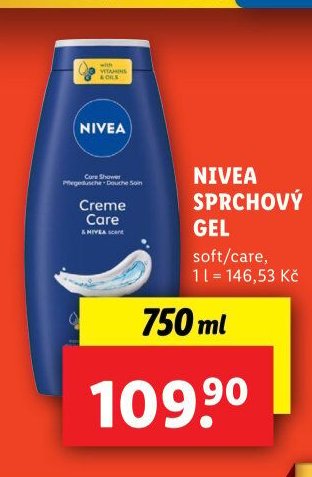 NIVEA SPRCHOVÝ GEL