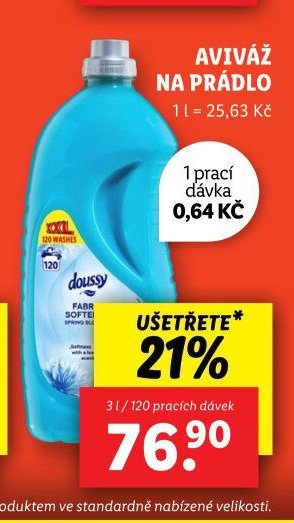 DOUSSY AVIVÁŽ NA PRÁDLO