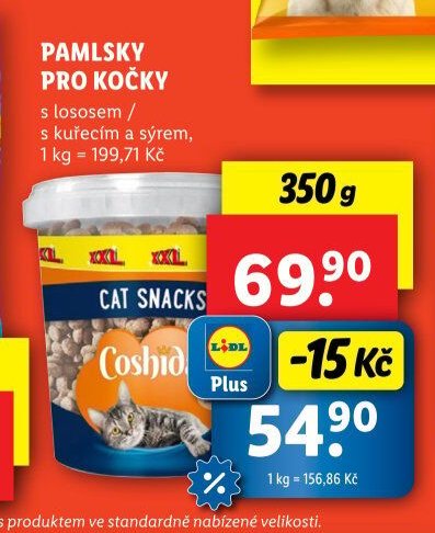 PAMLSKY PRO KOČKY