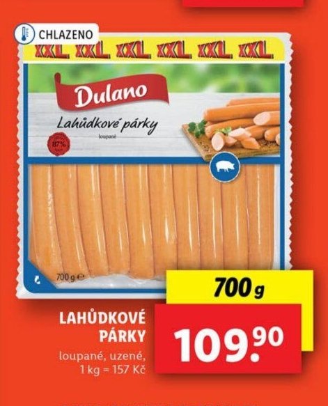 Dulano Lahůdkové párky