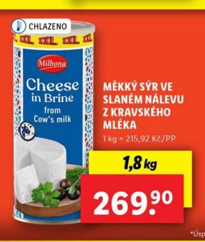Milbona Cheese in Brine