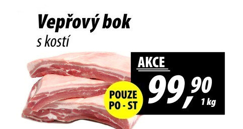 Vepřový bok s kostí