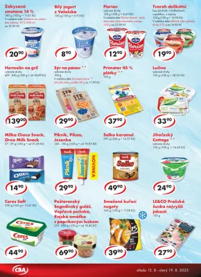 akční leták CBA 13.8.2025-19.8.2025