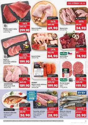 akční leták Kaufland 13.8.2025-19.8.2025