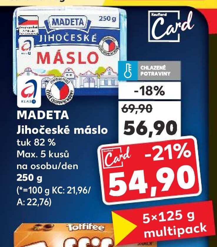 Madeta Jihočeské máslo