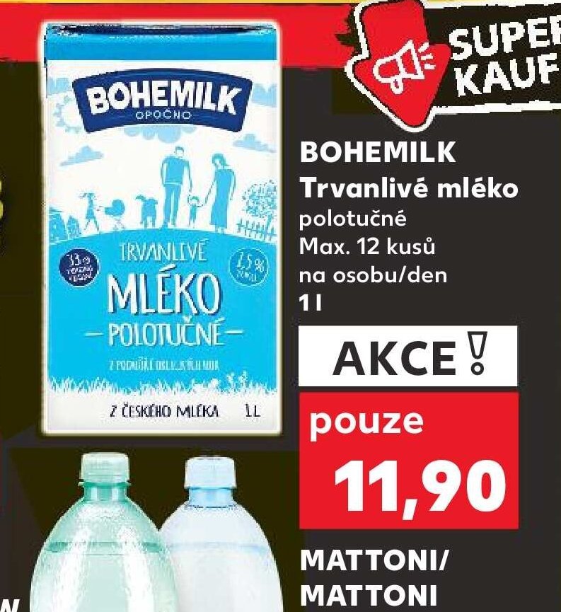 Bohemilk Trvanlivé mléko