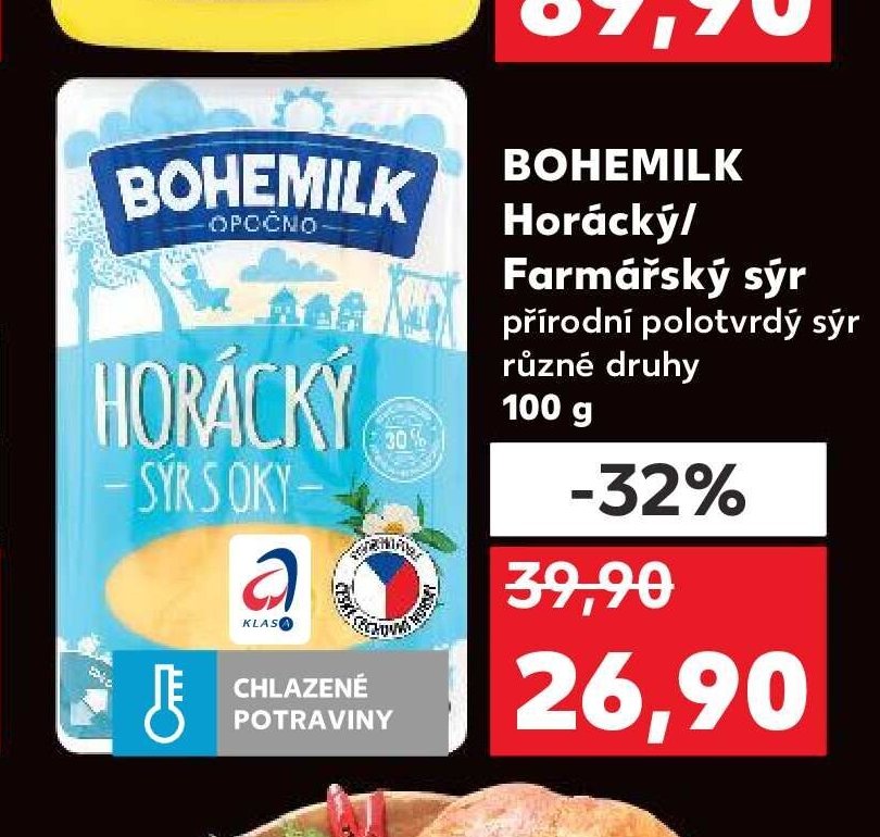 BOHEMILK Horácký / Farmářský sýr 100 g