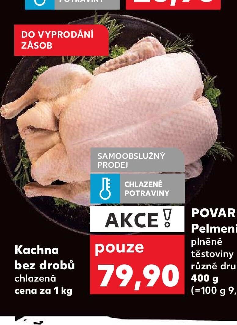 Kachna bez drobů chlazená 1 kg