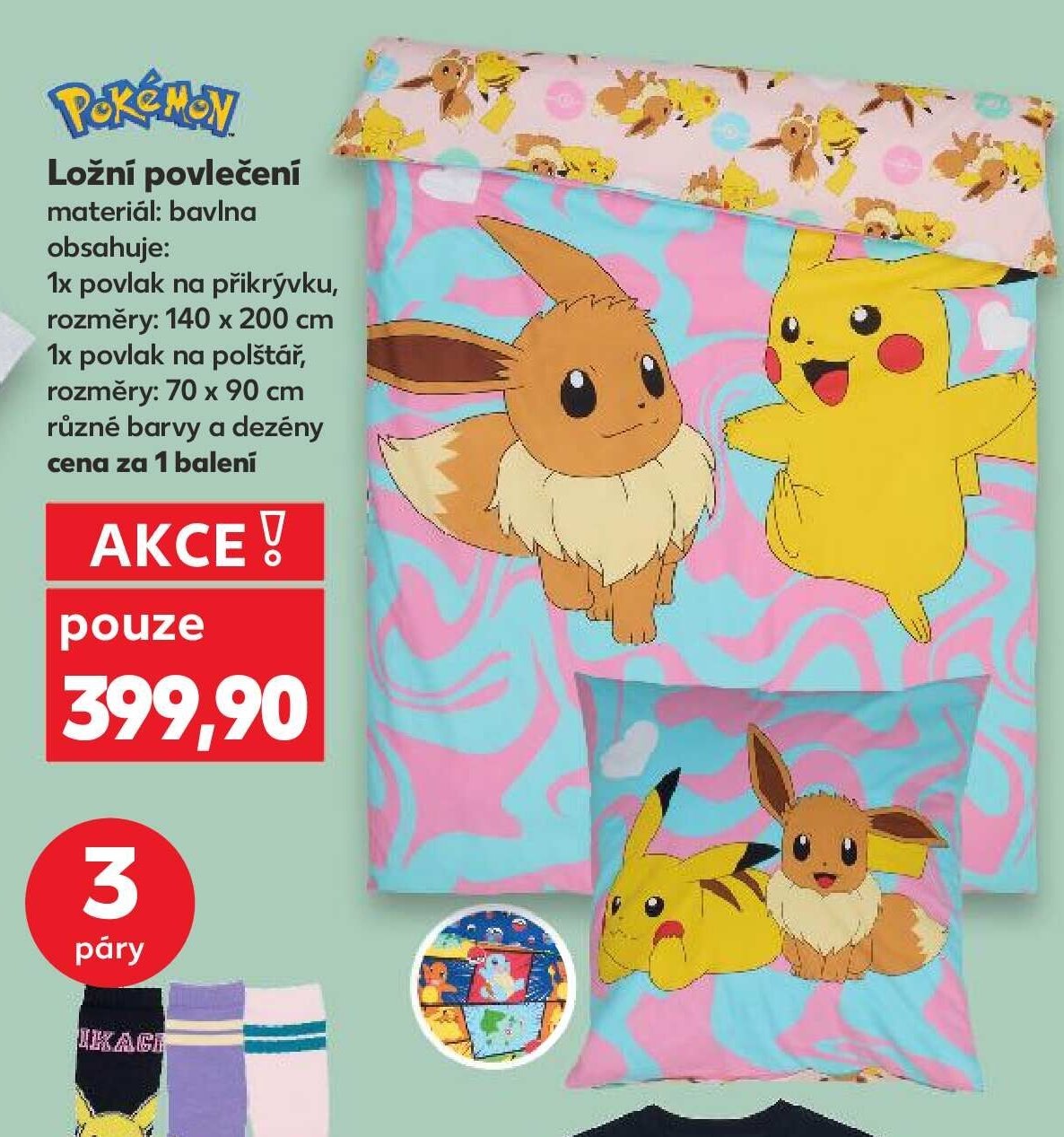 Ložní povlečení Pokémon