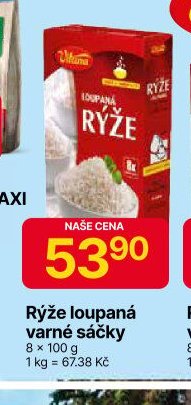 Rýže loupaná varné sáčky