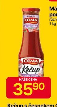 Kečup s česnekem Otma