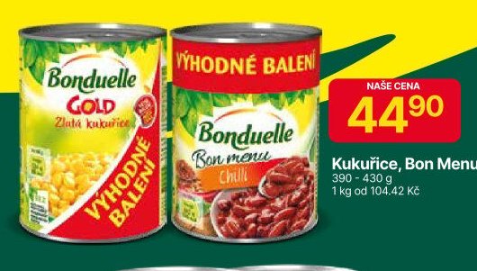 Kukuřice, Bon Menu