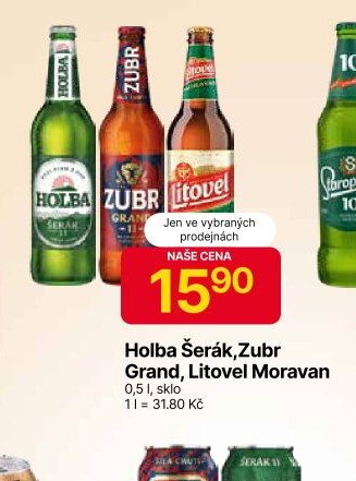 Holba Šerák, Zubr Grand, Litovel Moravan