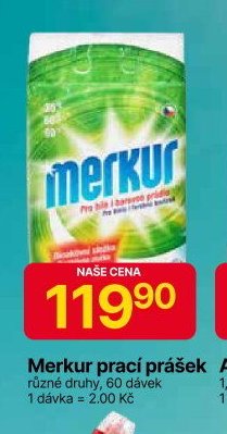 Merkur prací prášek