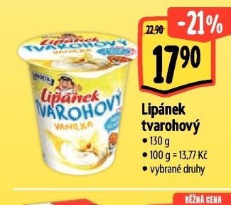 Lipánek tvarohový
