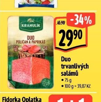 Duo trvanlivých salámů