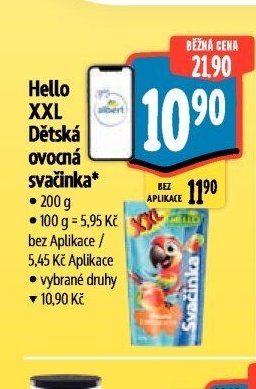 Hello XXL Dětská ovocná svačinka