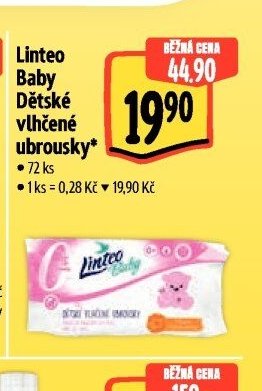 Linteo Baby Dětské vlhčené ubrousky