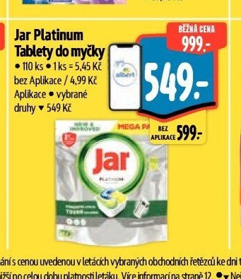 Jar Platinum Tablety do myčky