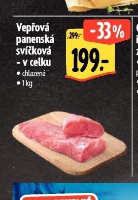 Vepřová panenská svíčková - v celku - Albert akcniletaky.com