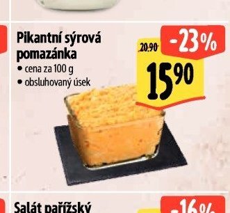 Pikantní sýrová pomazánka