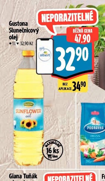 Gustona Slunečnicový olej